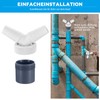 Washing Machine Drain Adapter, Double Connection Drain Adapter for Dishwasher