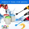 Resin Mixer Paddles, 4 Piece Set Paint Stirrers Drill Attachment,Reusable