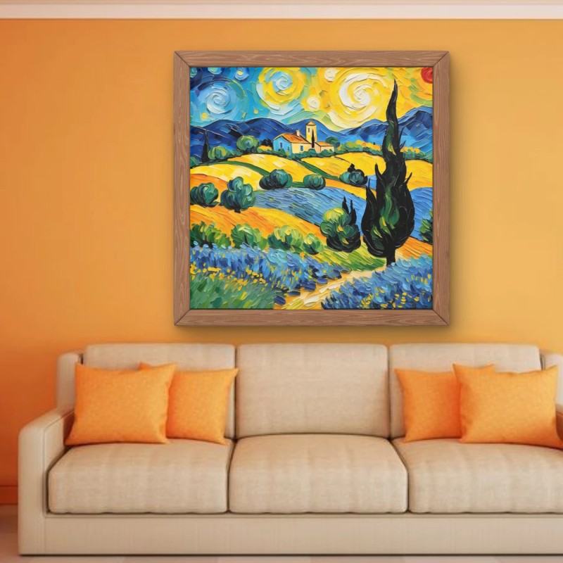 Starry Farmhouse Wall Art