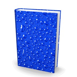 Book Sox Stretchable Book Cover H2O Fits Most Hardcover Textbooks up to 9x11 Adhesive-Free Nylon Fabric School Book Protector. Easy to Put On Washable & Reusable Jacket