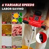 SILVEL Cement Mixer, Max 2400W Electric Concrete Mixer with 6