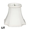 Royal Designs, Inc. Decorative Inverted Corner Trim Bell Chandelier Shade