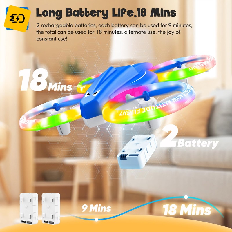 ALTITACO Drones for Kids With Cool Light, Kids Drone with