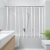 YISURE Short Shower Curtain Liner 60 Inch, Clear Peva Plastic