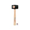 31121 18-OZ. DEADHEAD RUBBER MALLET W/WOOD HAND