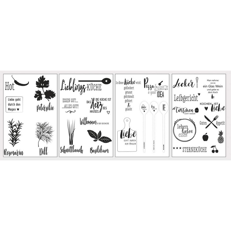 Rayher 67287000 Templates and Transfer Paper for Wood Burning, Card