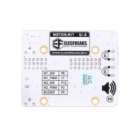 ELECFREAKS microbit Motor:bit 3v/5v Expansion Board Mini Micro:bit Breakout Board Support 2 DC Motor Extend 14-Channel IO Ports Integrated IIC Buzzer