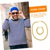 jojofuny Hip-hop Style 2pcs Set String Bracelets and Chain for