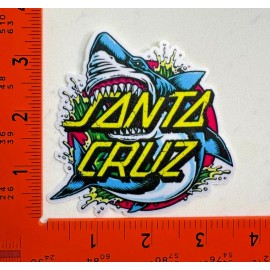 Unbranded Santa Cruz Shark Surfboard Iron on Patch