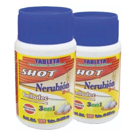 Kit Suplemento Alimenticio Shotmax Nubión B12 Bellodmax Sabor