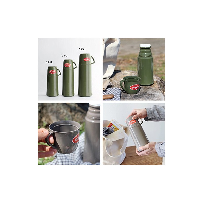 helios 544191 Tabletop Thermos Flask, Elegance, 8.5 fl oz (250