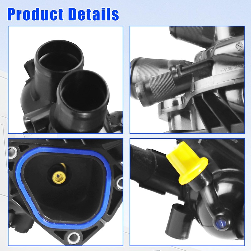 11538674895 Engine Coolant Thermostat Housing Assembly for 2011-2016 N16 Mini