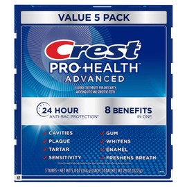 Clean Crest Pro-Health Advanced Whitening + Intensive Clean Toothpaste, 5.8 oz., 5 pk.