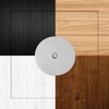 NAUBEA 2 Pack Door Hole Cover Plate Brushed Satin Nickel
