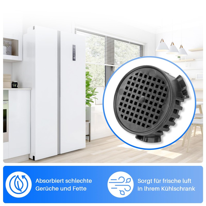 4 x Activated Carbon Filters for Liebherr Fridge 9096342 9881116,