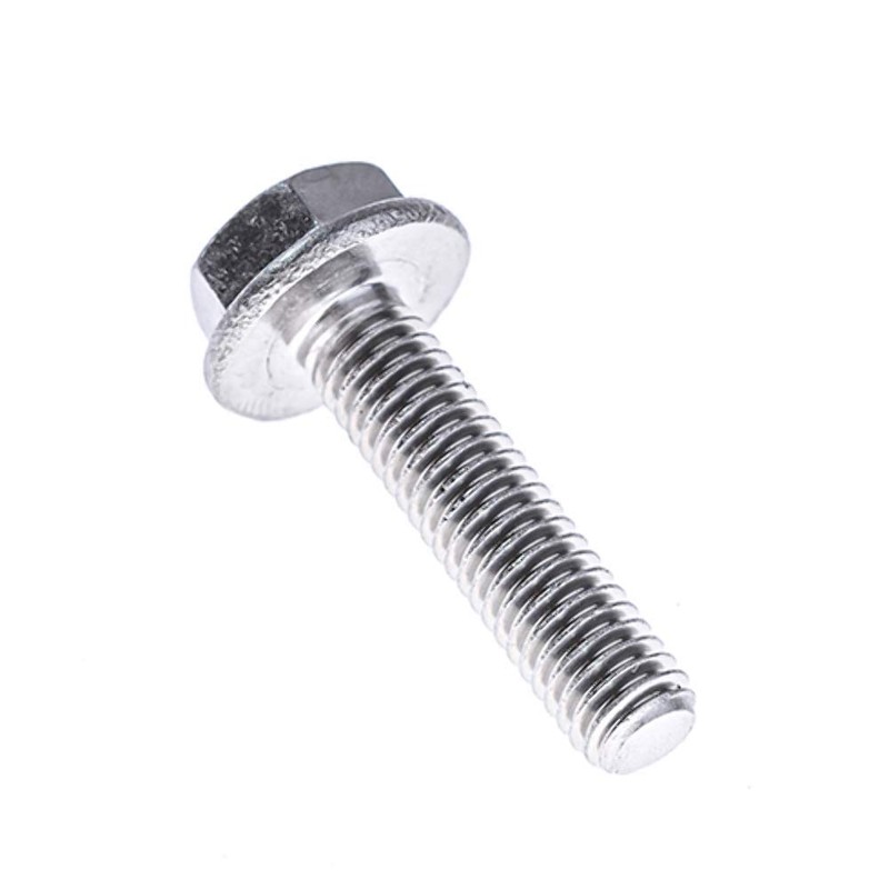 Flanged Hex Head Bolts Stainless Steel Flange Bolt Fully Threaded