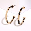 Hoop Earrings For Women Statement Acrylic Open Hoop Earrings Bohemia