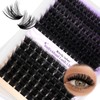 Individual Cluster Lashes D Curl Lash Clusters Effect Mixed Natural