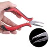 Duufin Hair Extensions Tools Kit 500 Pcs Dark Brown Micro