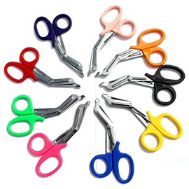 Trauma Shears 7.5'' Stainless Steel Medical Bandage Scissors EMT Shears for Emergency Supplies (Pink)