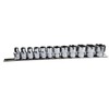 12pc Imperial SAE AF 1/4" - 7/8" Sockets 12 Point