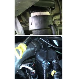 FD-4615 6.7 Powerstroke Fuel 5 Micron Fuel Water Separator Filter Replacement for Truck/Pickup 2011-2016 F-250, F-350, F-450, F-550 Super Duty 6.7L V8 Diesel Engines BC3Z9N184B