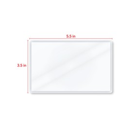 10 Mil File/Index Card Laminating Pouches 3-1/2" x 5-1/2" (100/bx)