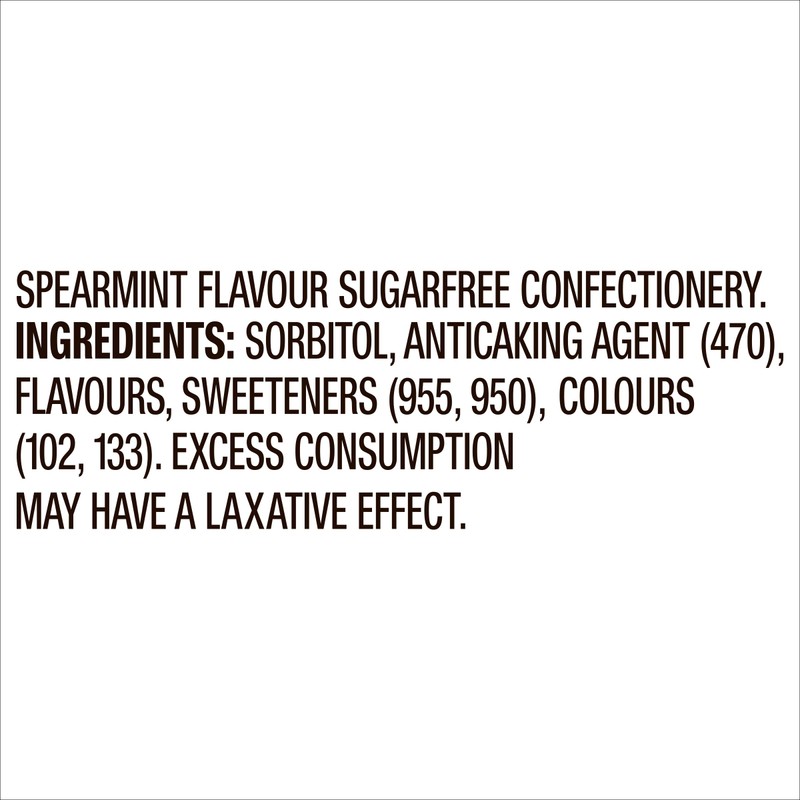 Eclipse Spearmint Sugar Free Mints 40g Tin (Case of 12)