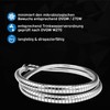 kör4u Chromflex Shower Hose 1.60 m, Six-Layer Design Plastic Hose,