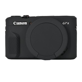 Easy Hood G7X2 Camera Case for Canon PowerShot G7X Mark II DSRL Camera, Black with lens protector, G7X2 Case