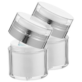 Gatuida 2pcs Lotion Pump Bottles Airless Travel Containers Leakproof Cream Bottles for Body Butter