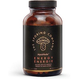 MycoVeda The Sporing Company Mycoveda? Energy - Stamina Boost and Endurance with Cordyceps, Ashwagandha, Guarana