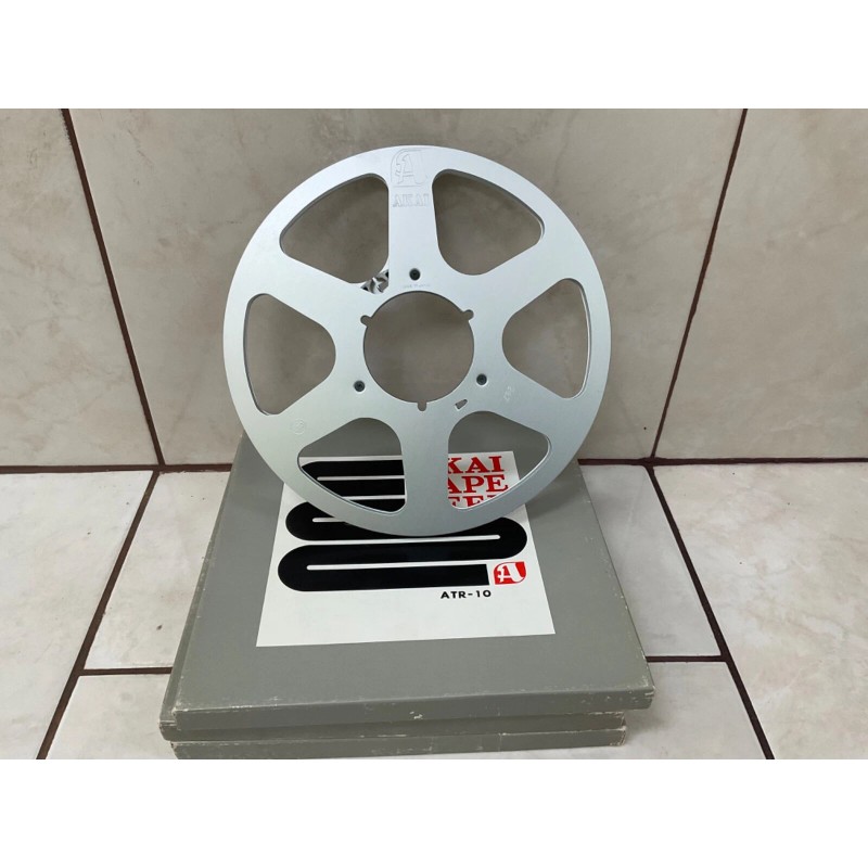Akai 267 vintage 10.5" Metal Reel to Reel 1/4" Tape