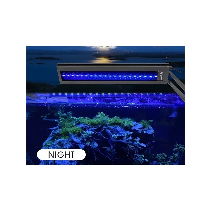 hygger Clip On 24/7 Mode Aquarium Light Adjustable Timer Brightness