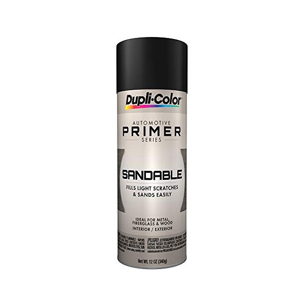 Dupli-Color DAP1698 Black 12 oz. Hot Rod Sand Able Primer