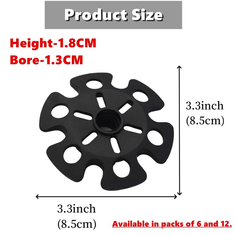 Aurorasports Snow Baskets for Trekking Poles & Ski Pole -
