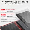 DOKIO 100W Portable Foldable Solar Panel Kit, Compact 18.9x26in Design