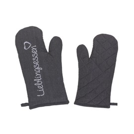 Kitchen Set Favourite Food with Tea Towel Oven Glove Pot Holder Set of 4