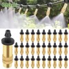 NSIoutlet 30pcs Adjustable Brass Misting Nozzles Spray Sprinkler Set for