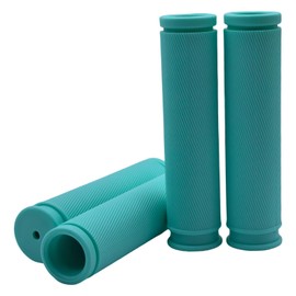 TIKBRO Bike Handlebar Grips 2 Pairs Comfortable Anti-Slip MTB Grips Rubber Bicycle Handle Grips for MTB BMX Mountain Bike