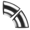 AIMCOCO 3Inch 45 Degree Stainless Steel Exhaust Elbow Pipe-16GA/. 065"