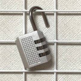 3x5.8cm Security 3-Digit Dial Combination Padlock Silver 3ea