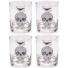 Charley Harper Wrented Double Old-Fashioned DOF Set of 4 Glasses