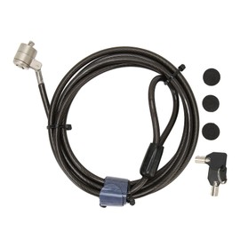 Candado para Computadora Portátil para Orificios de Bloqueo Nano de 6x2,5 Mm, Candado de Cable de Seguridad Antirrobo con 2 Llaves para Computadoras Portátiles, Longitud ajustable.