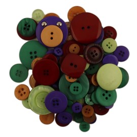 Buttons Galore GB127 Grab Bag Mardi Gras Button