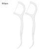 500pcs Disposable Dental Floss Stick Teeth Stain Removal Floss Oral