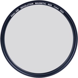 Kase KW Revolution Plus Magnetic Shockproof ND8 3 Stop Neutral Density Filter Low Reflection Optical Glass (82mm)