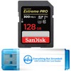 SanDisk Extreme PRO SDXC UHS-II 128GB Memory Card C10, U3,