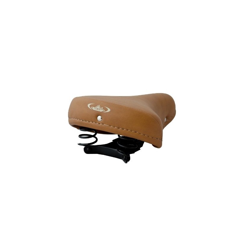 Selle Montegrappa Bicycle Saddle Leather City Saddle in Retro Look
