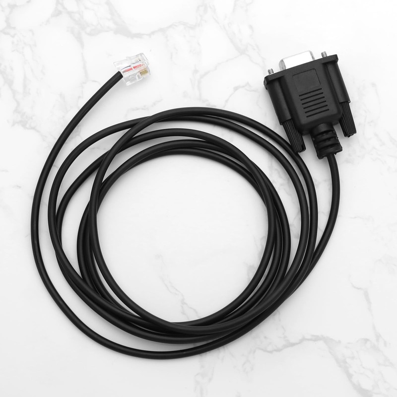 VGOL DB9 Serial RS232 to RJ11 RJ12 6P6C Adapter Cable